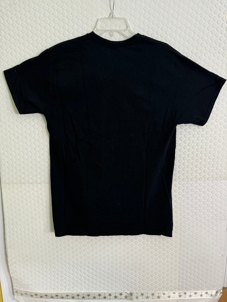 NWOT Camisa Río Piedras Silk Screened T-Shirt , Black with Graphic Design Size L gallery