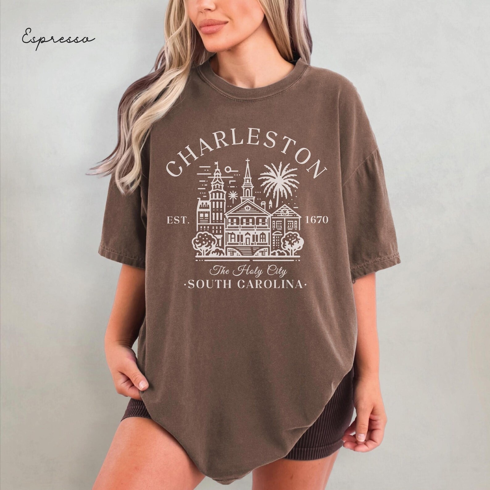 Charleston Unisex Shirt Travel Gift South Carolina Trip Lovers Souvenir Tee gallery
