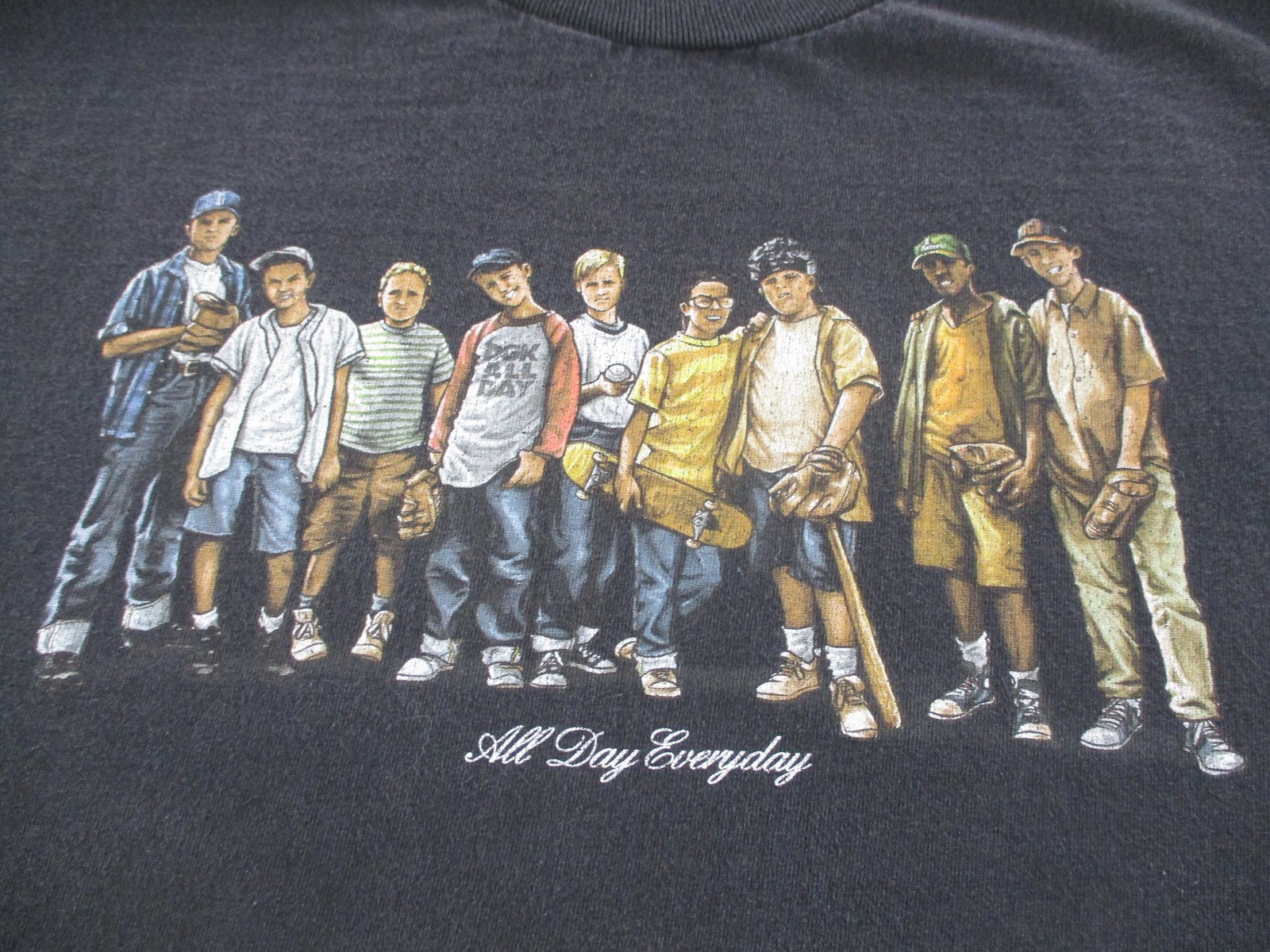 DGK The Sandlot Shirt Mens Medium Black All Day Everyday Graphic Tee gallery