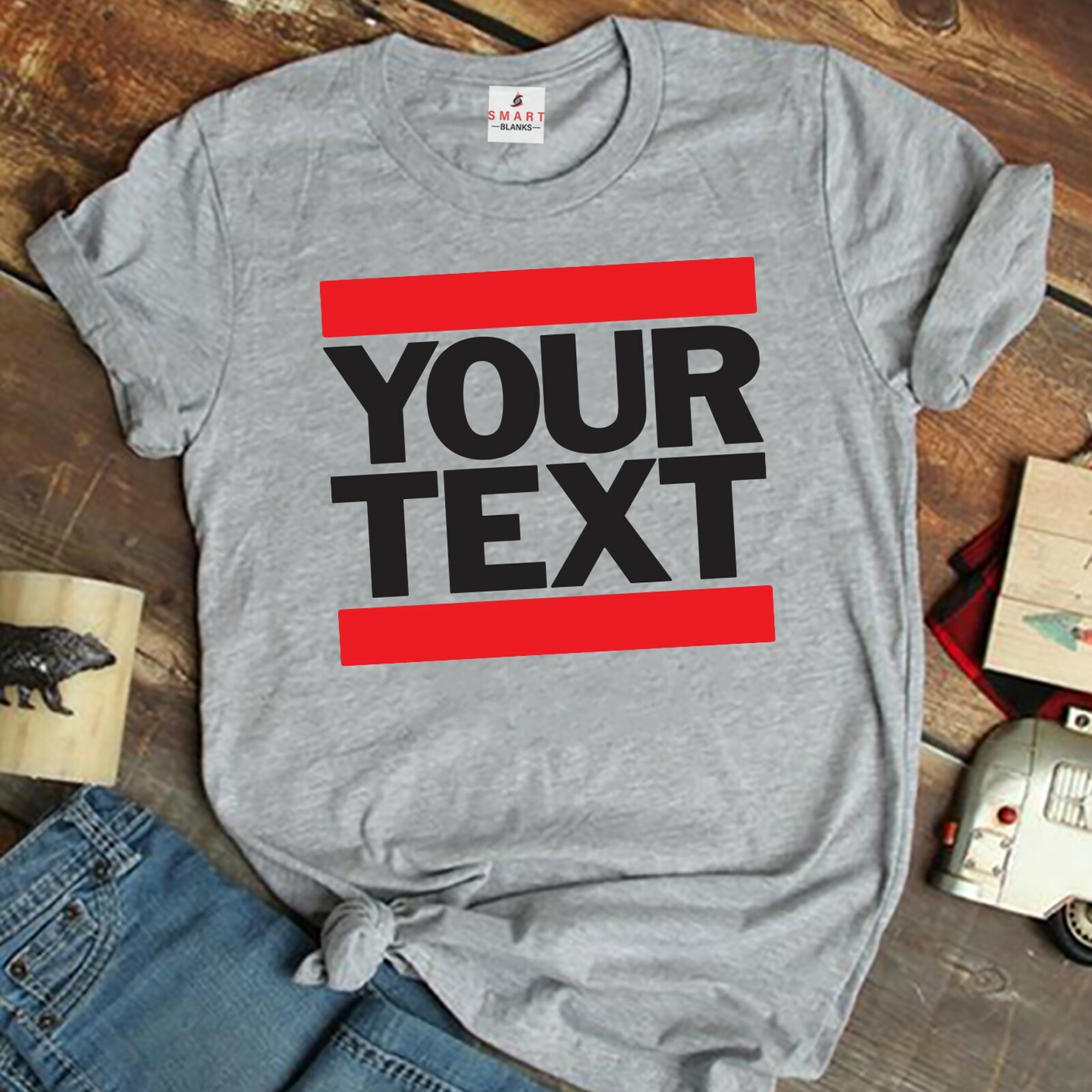 Run DMC YOUR TEXT HIP HOP CUSTOM gallery