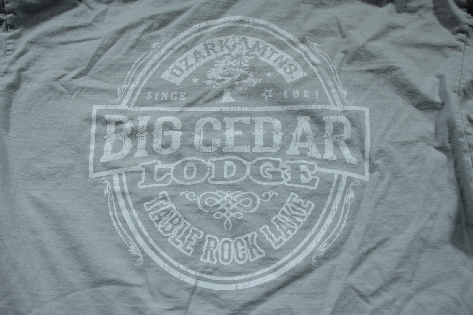 Big Cedar Lodge Long Sleeve T-shirt Table Rock Lake Ozark Mountains Missouri XL gallery