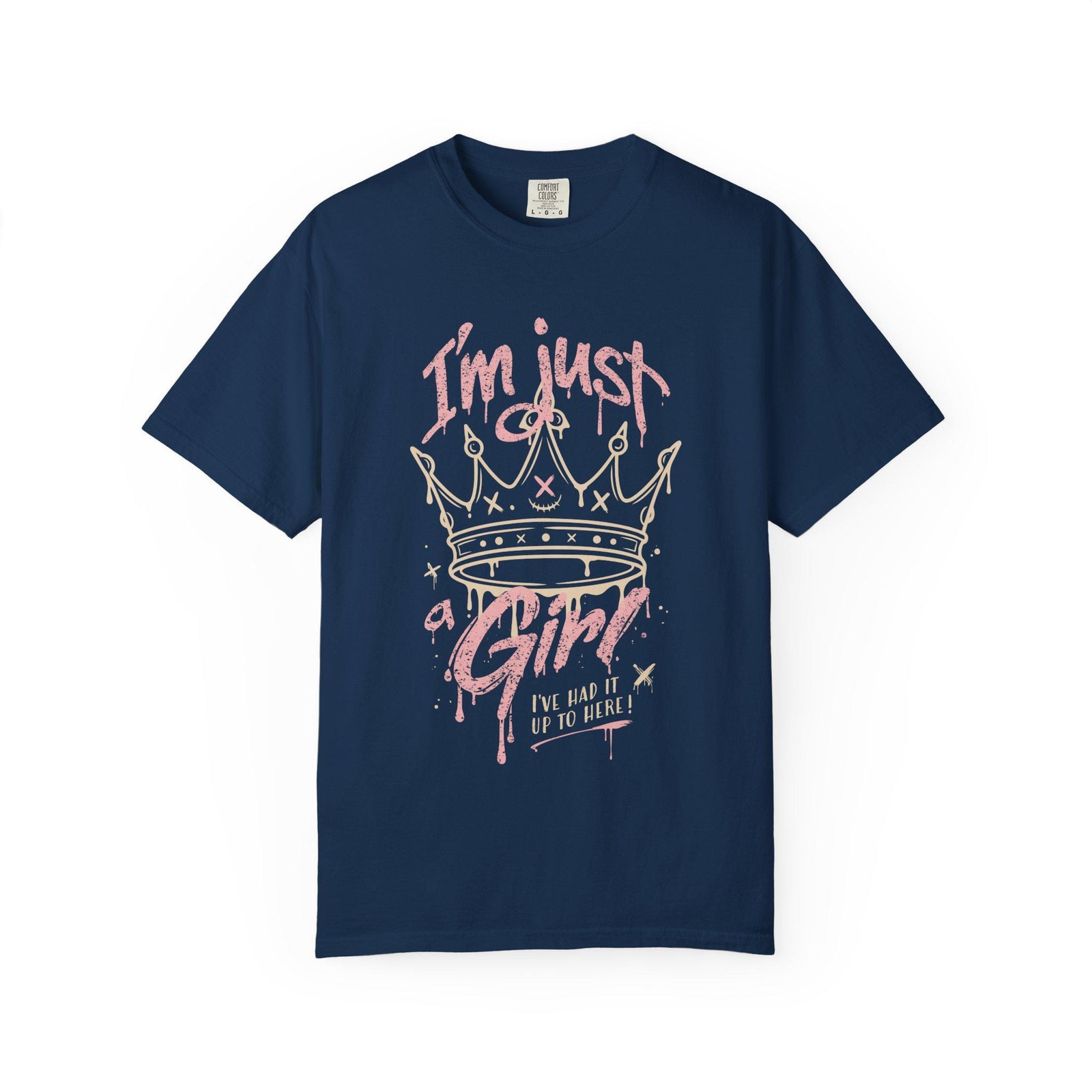 Im Just a Girl 90s Rock Graphic T-Shirt Vintage Distressed Band Tee gallery