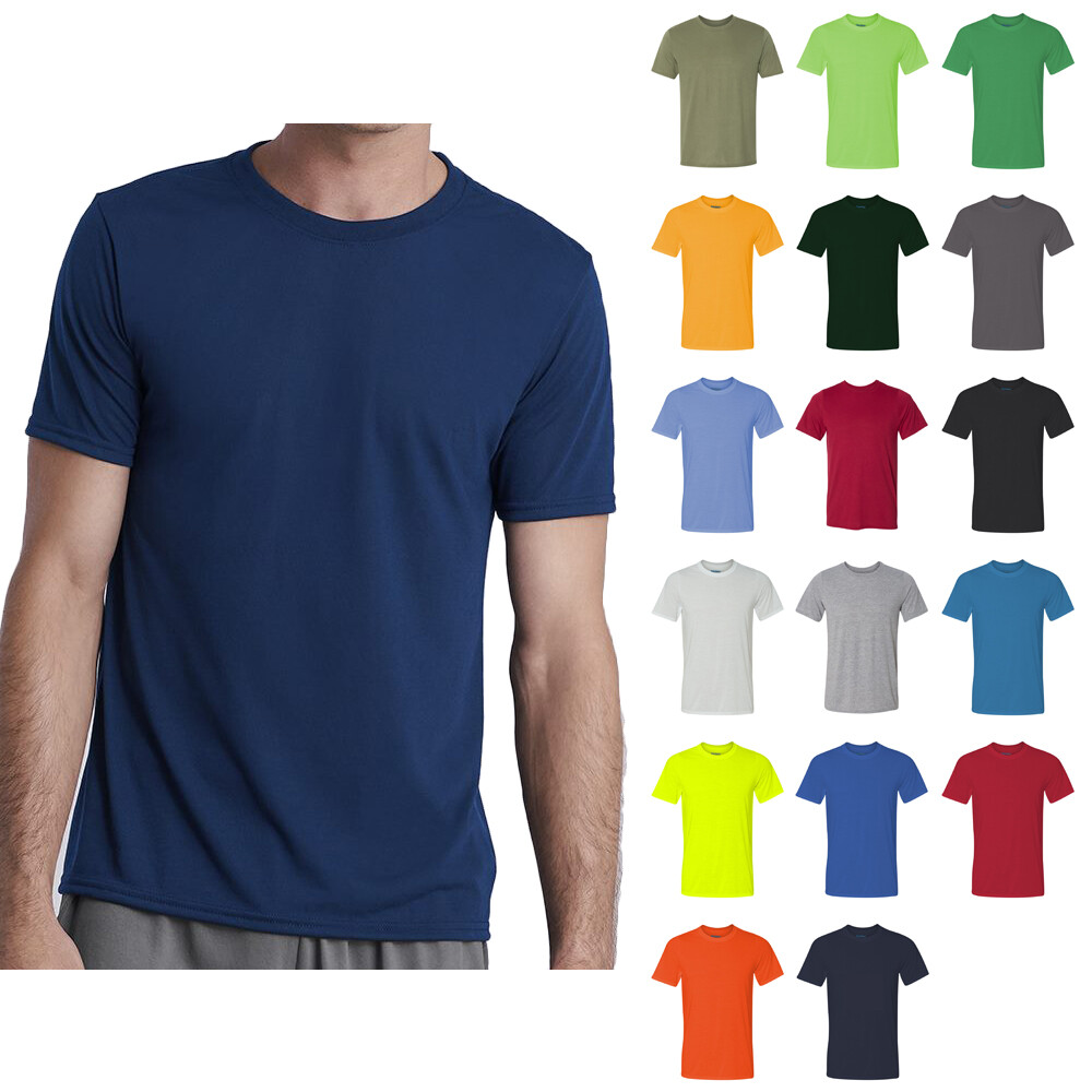 Gildan Performance Men's T-Shirt 100% Polyester Active Wear Tee 42000 gallery
