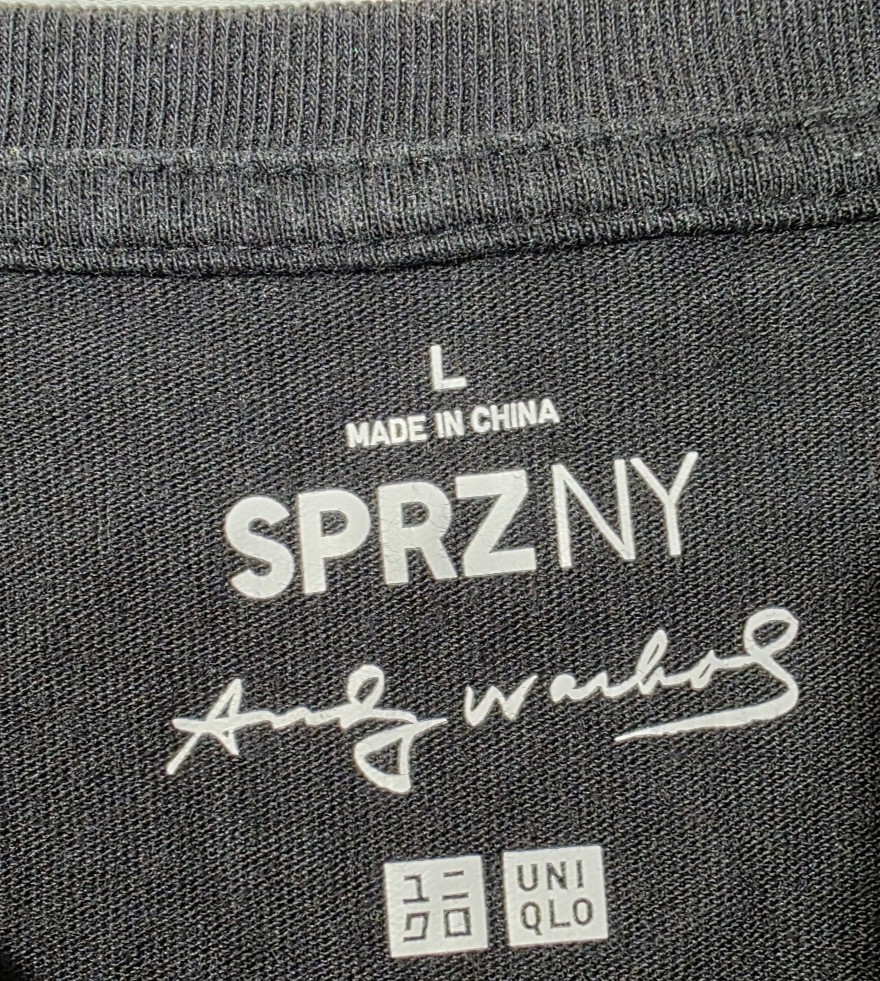 Andy Warhol Art Tee Statue Of Liberty SPRZ NY UNIQLO Graphic Print T Shirt L VGC gallery