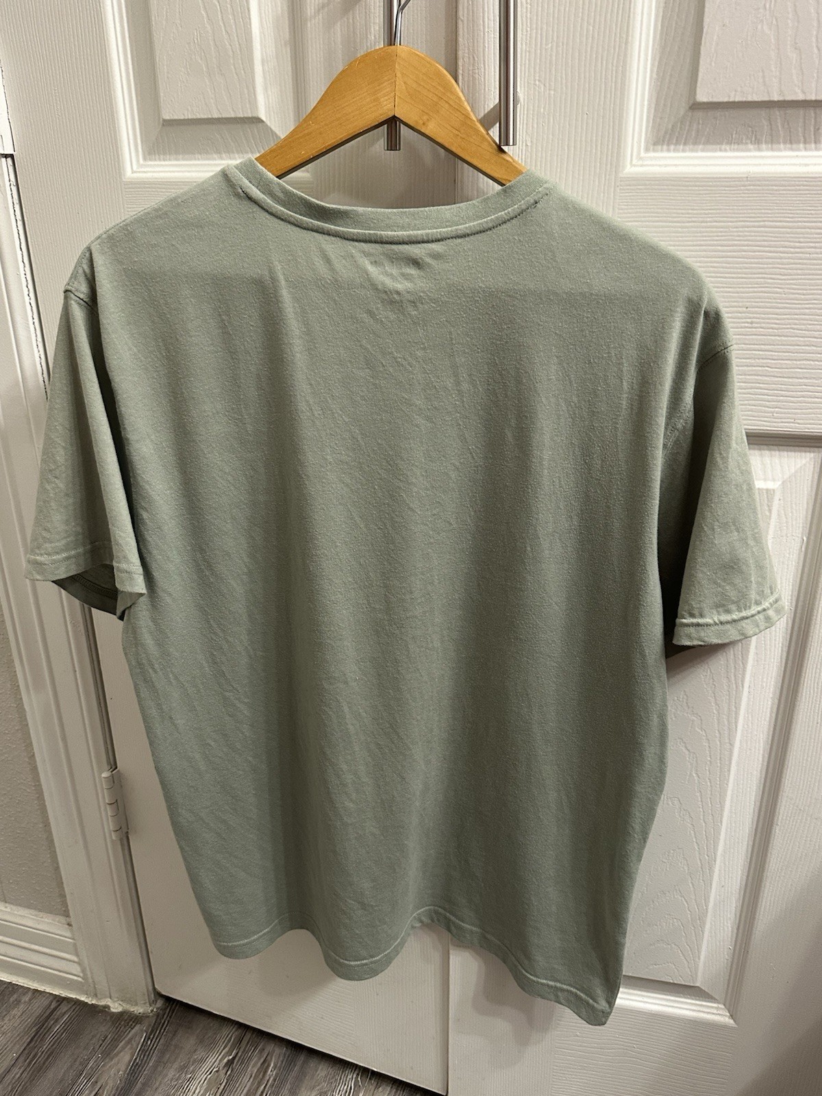 Reebok Mens Metallic Vector Graphic Tee Field Green-LARGE gallery