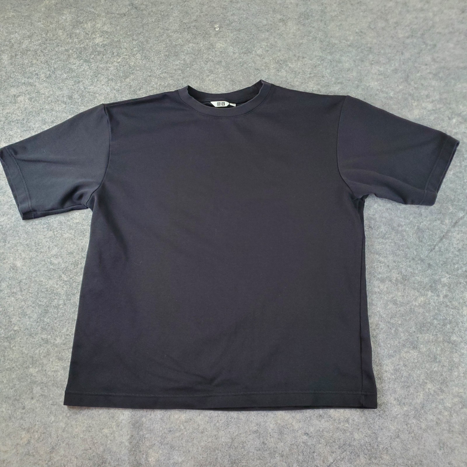 Uniqlo U Shirt Mens Extra Large Black Crew Neck Short Sleeve Stretch Pullover gallery
