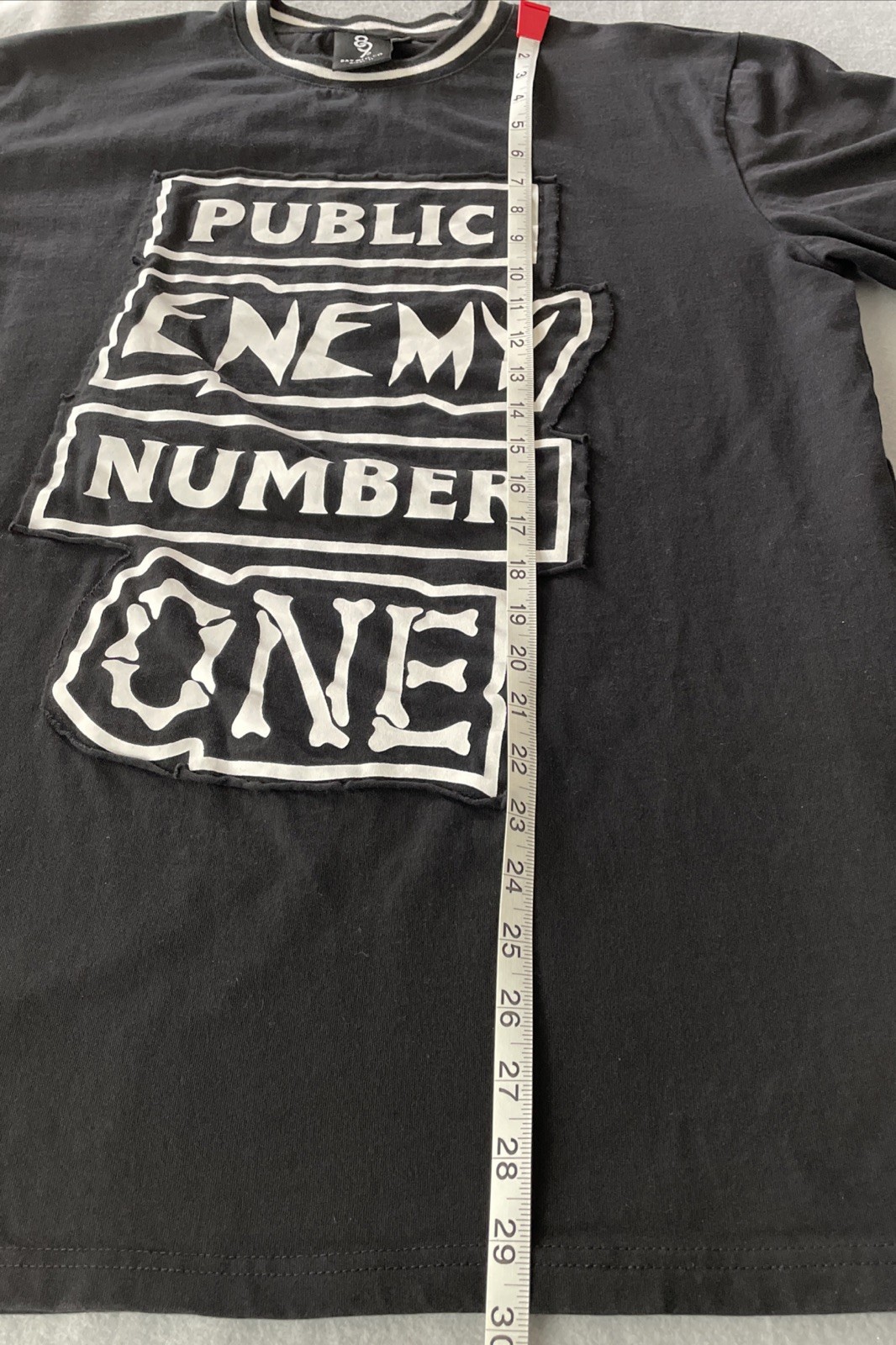 8 & 9 Mfg Co T-shirt Mens Size XL Black White “ Public Enemy Number One “ gallery