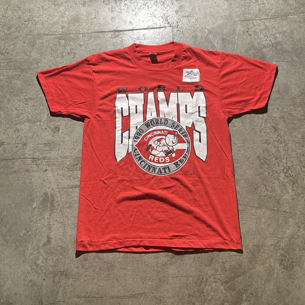 Vintage Cincinnati Reds 1990 World Series Champions Shirt Men’s Size Large