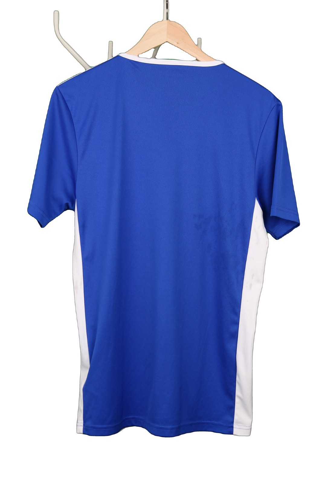 Adidas T-Shirt Blue short Sleeve Polyester Small S 34-36 in Mens gallery