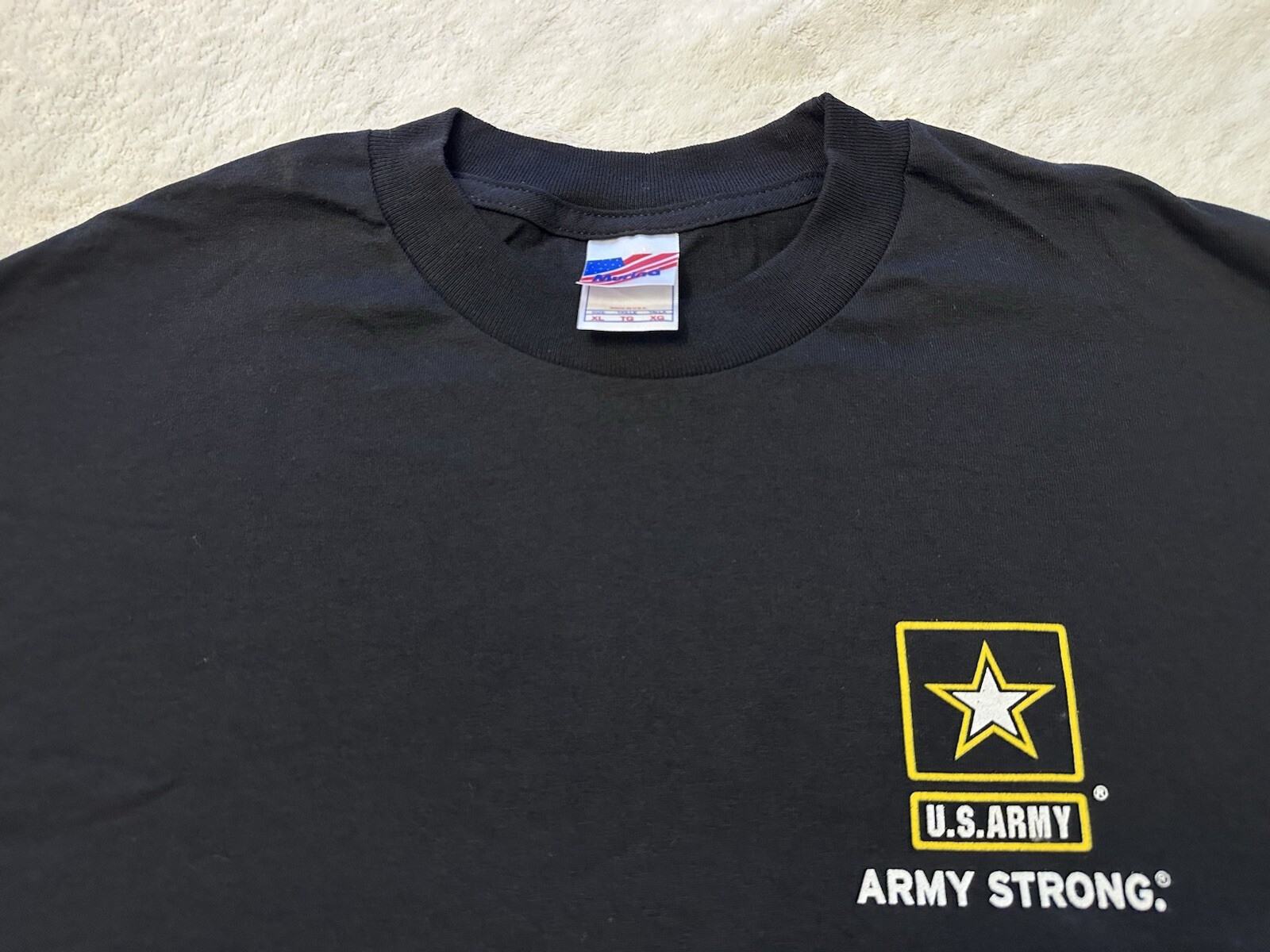 Vintage 2000s Y2K United States Of America USA U.S. Army Strong T-Shirt, XL NEW gallery