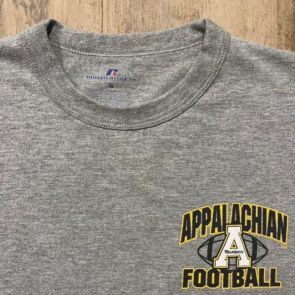 VTG App State Russell T-Shirt Men's S Gray Polycotton 2006 D1 Football Champs gallery