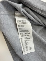 Eddie Bauer Shirt Mens XL Gray Solid Tagless Cotton Blend Tee Crewneck