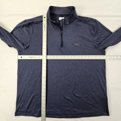 Greg Norman Blue Long Sleeve 1/4 Zip Collared Performance T-Shirt Men’s xL