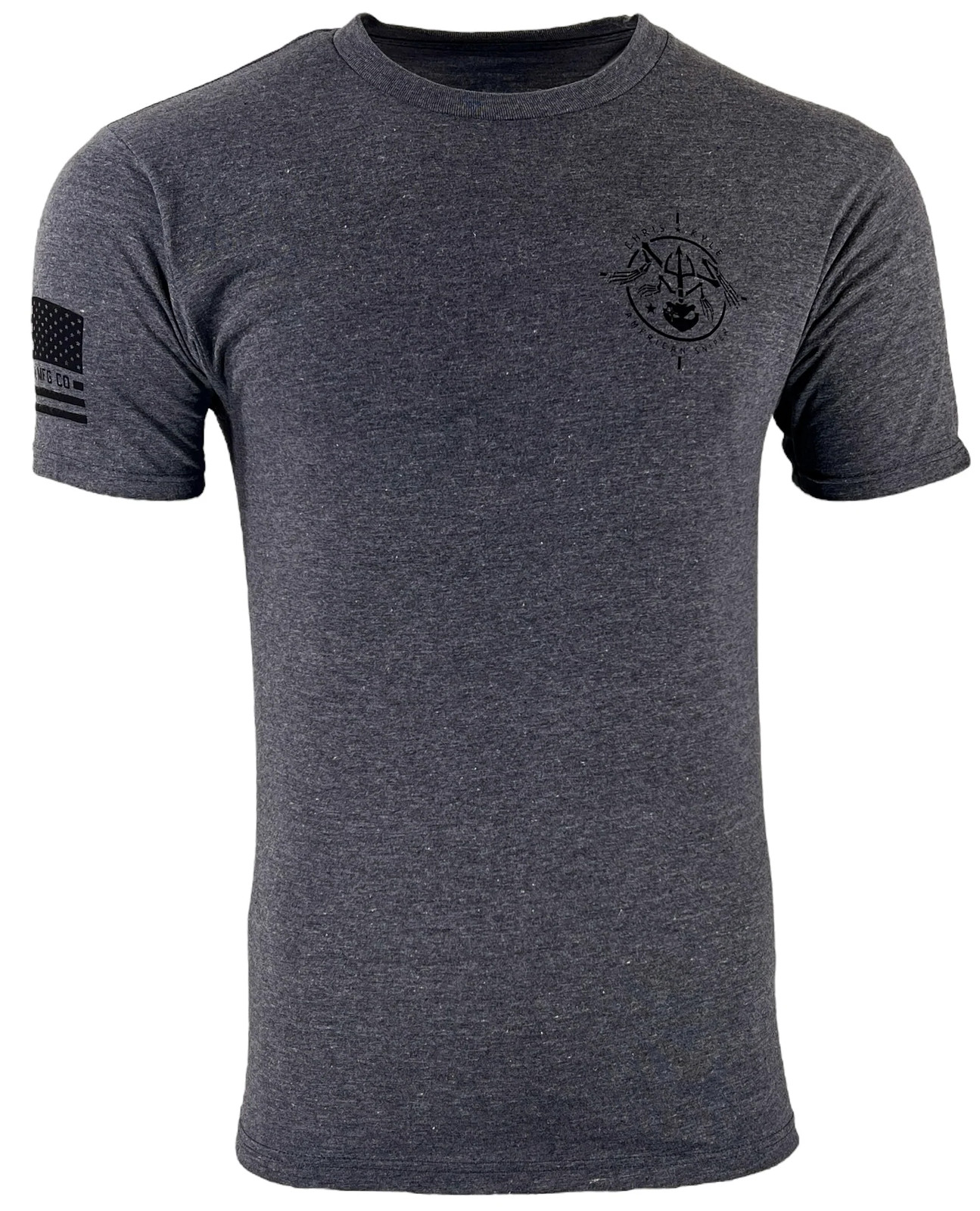 Howitzer Style Men's T-Shirt CHRIS KYLE CIRCLE SHIELD Military Grunt MFG gallery