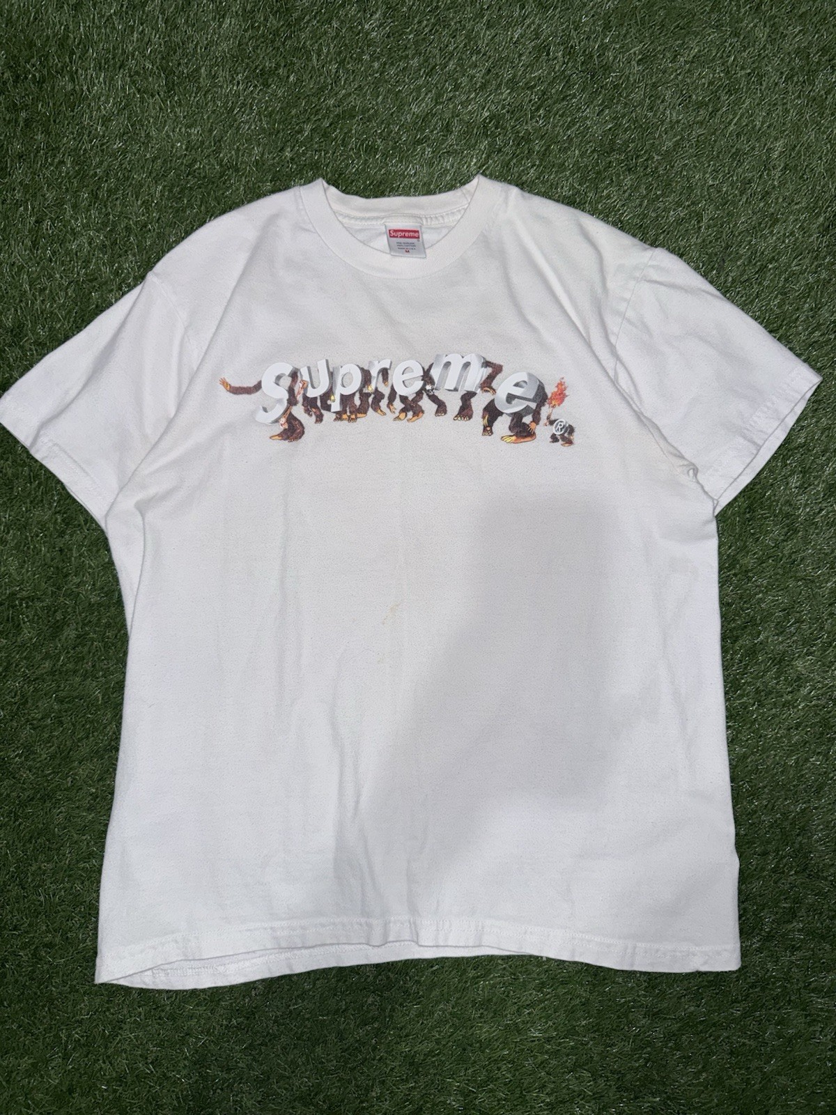Supreme Apes Tee SS21. Mens Size M White 100% Cotton gallery