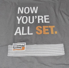 New Schluter Systems Large Charcoal Tee T-Shirt