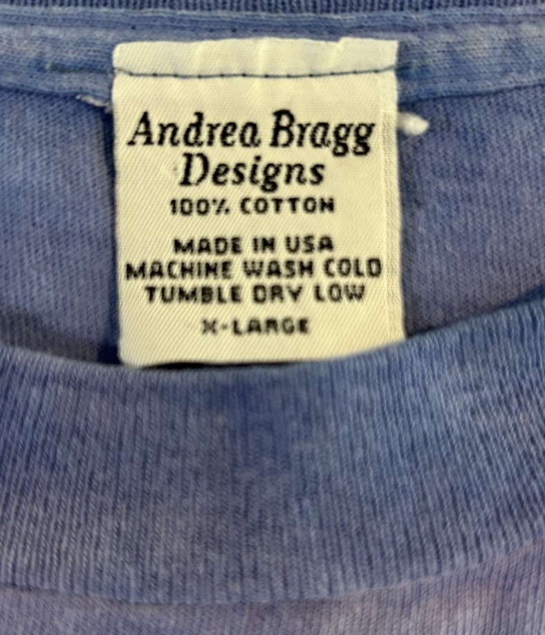 VTG Andrea Bragg Migrating Sandhill Cranes T-Shirt XL Cotton Single Stitch gallery