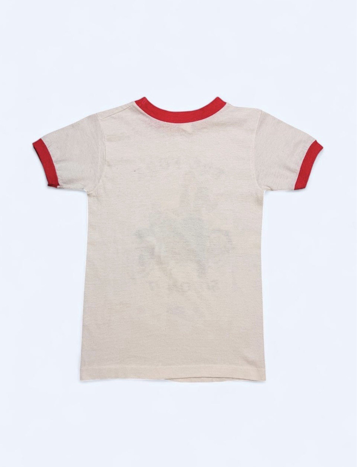 Vintage The Fonz Sit On It Ringer T-Shirt Happy Days 1976 (14x21) White Stains gallery