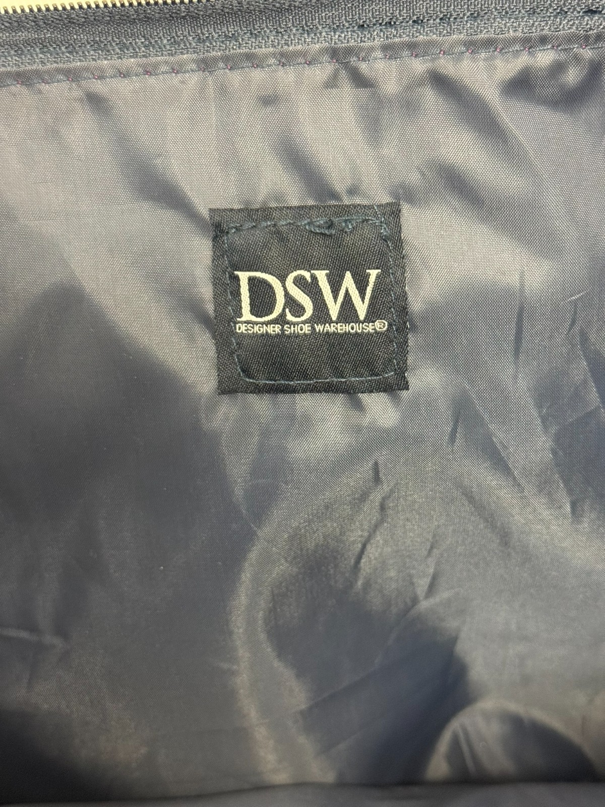 DSW Black Weekender Travel Duffel Tote Bag Carry On Shoulder Strap Large gallery