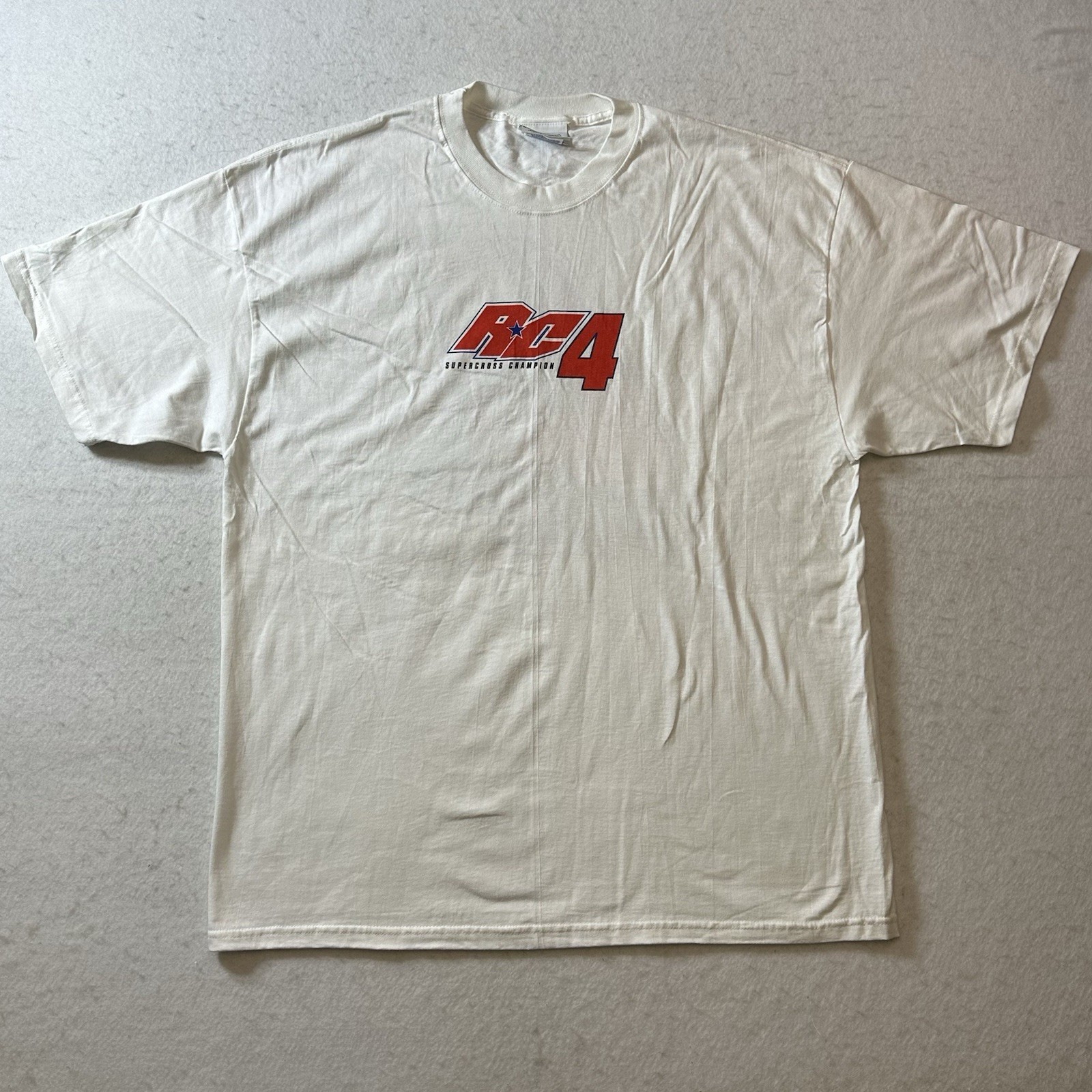 Vintage Motocross Racing Ricky Carmichael #4 Supercross 2002 T-Shirt Men’s XL gallery
