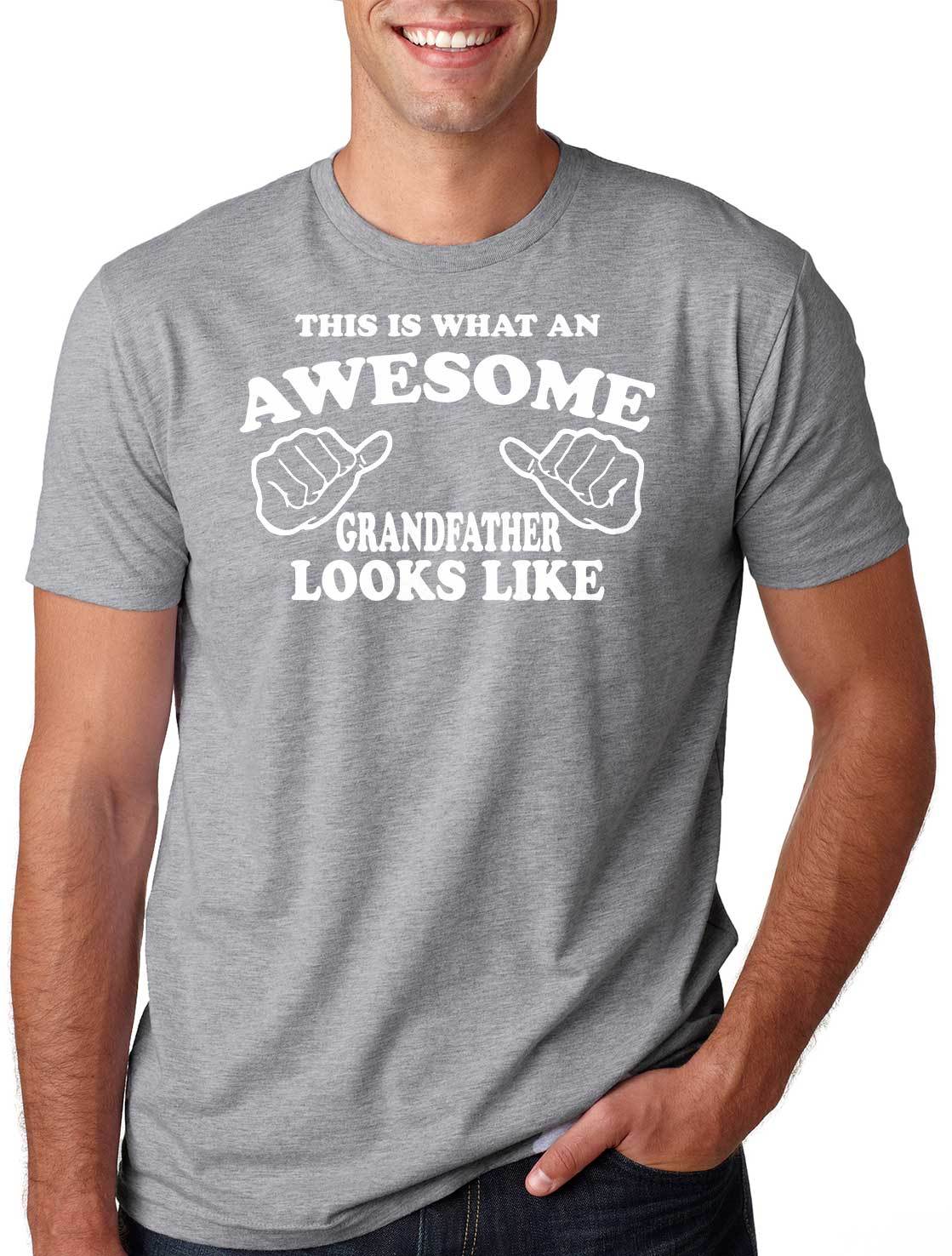 Grandfather T-shirt Awesome Grandfather Tee Shirt Grandpa Papa Tee Shirt gallery