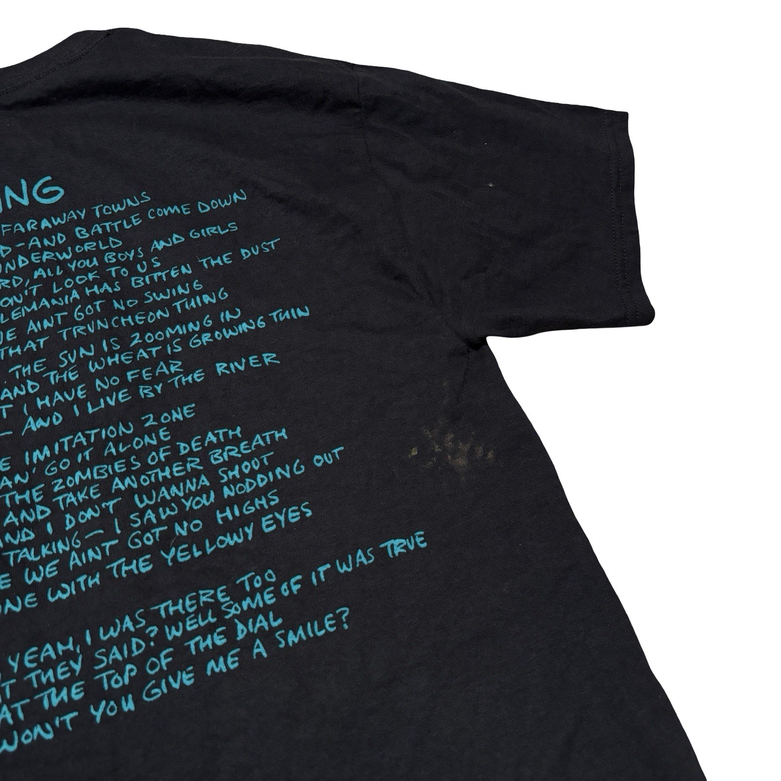The Clash London Calling T Shirt Punk Shirt Black Size M 19 x 28 (Stained) gallery