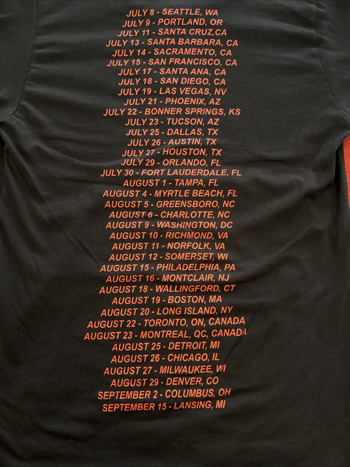 🔥New 100% Authentic 2017 PLAYBOI CARTI SELF TITLED ERA Tour Official T-shirt SM gallery