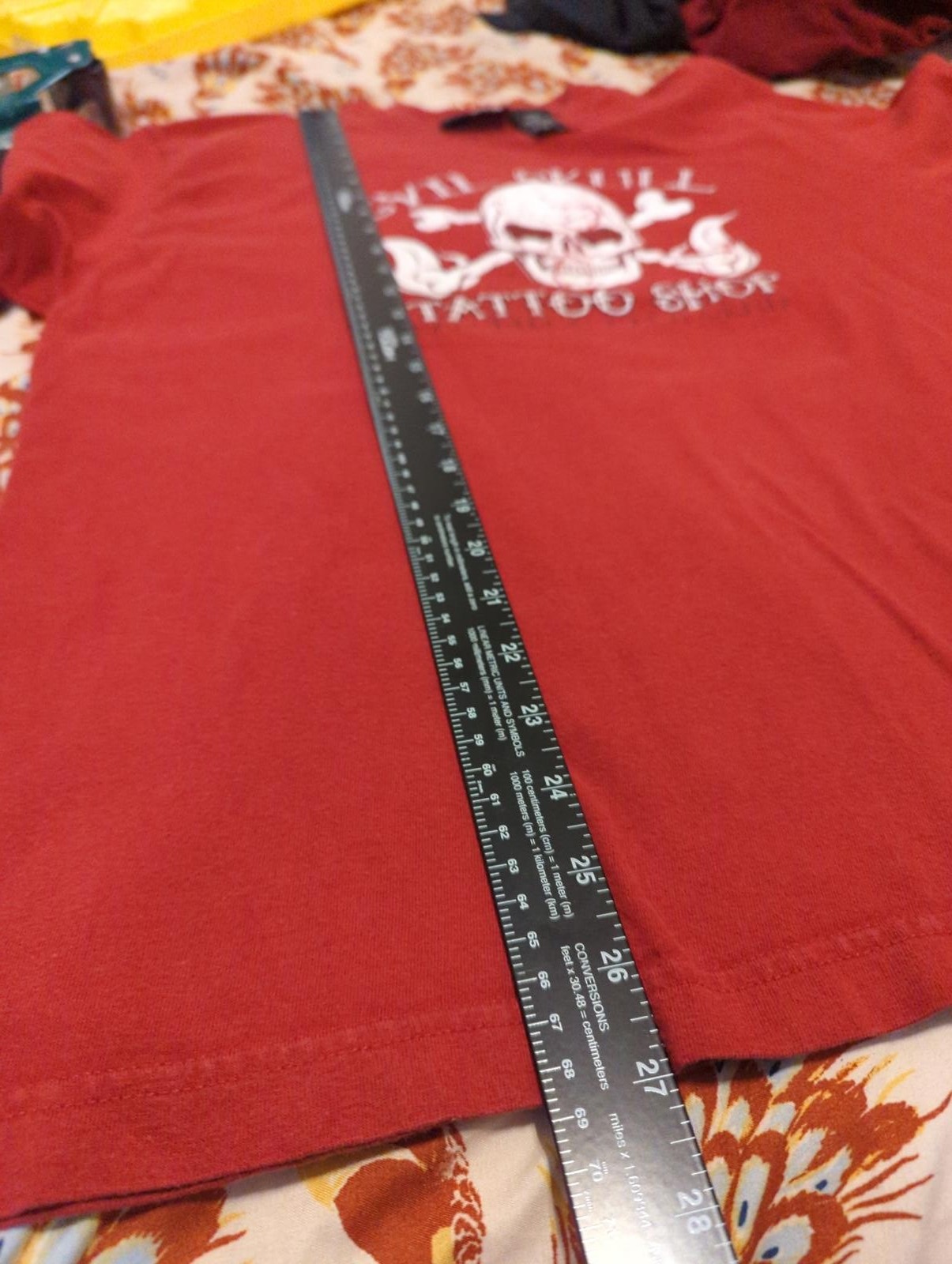VTG Y2K No Boundaries Evil Skull Tattoo Tee L San Diego Cyber Grunge Skater Punk gallery