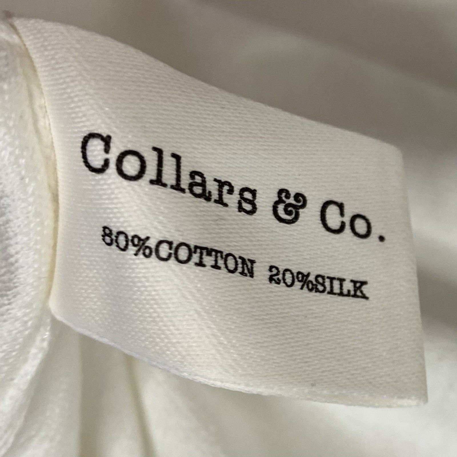 Collars & Co T-Shirt Men 2XL White Cotton Silk Luxury Lucca Tee Minimalist NWT gallery