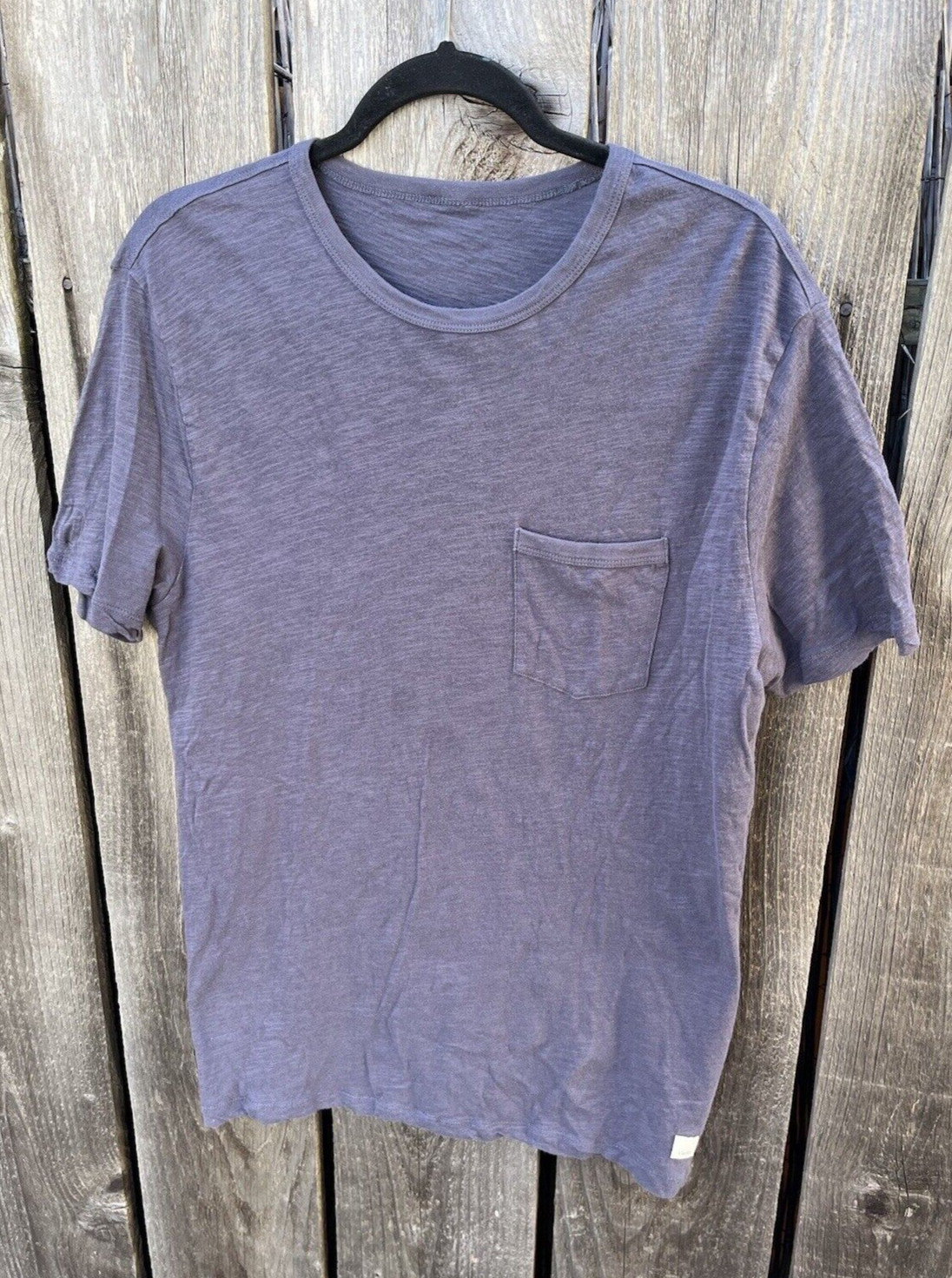 Men's Vuori T-Shirt Blue Pocket Solid NO SIZE Casual Norm City Classic Modern gallery