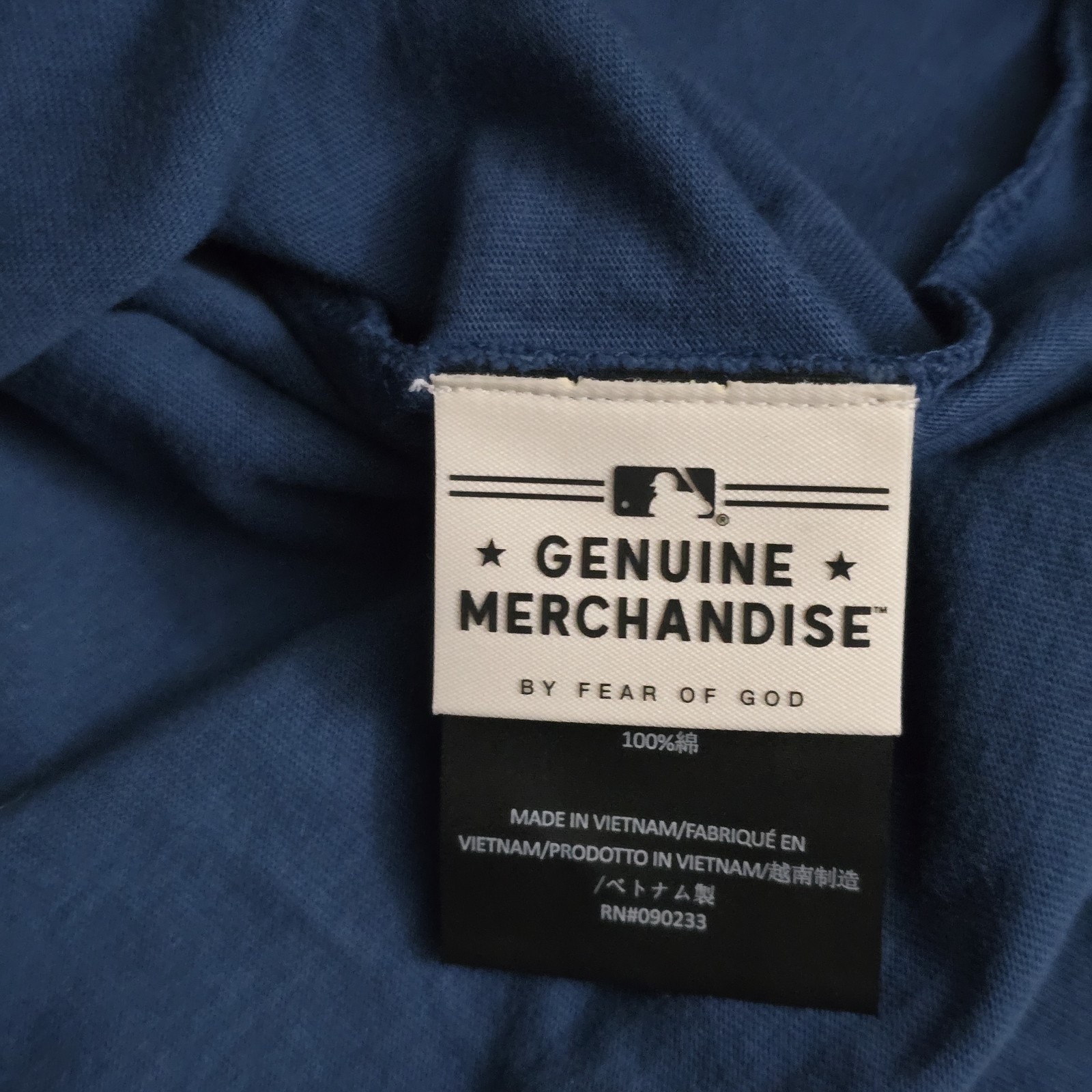 Fear Of God Essentials x MLB Los Angeles Dodgers LA Blue T-Shirt XL NWT gallery