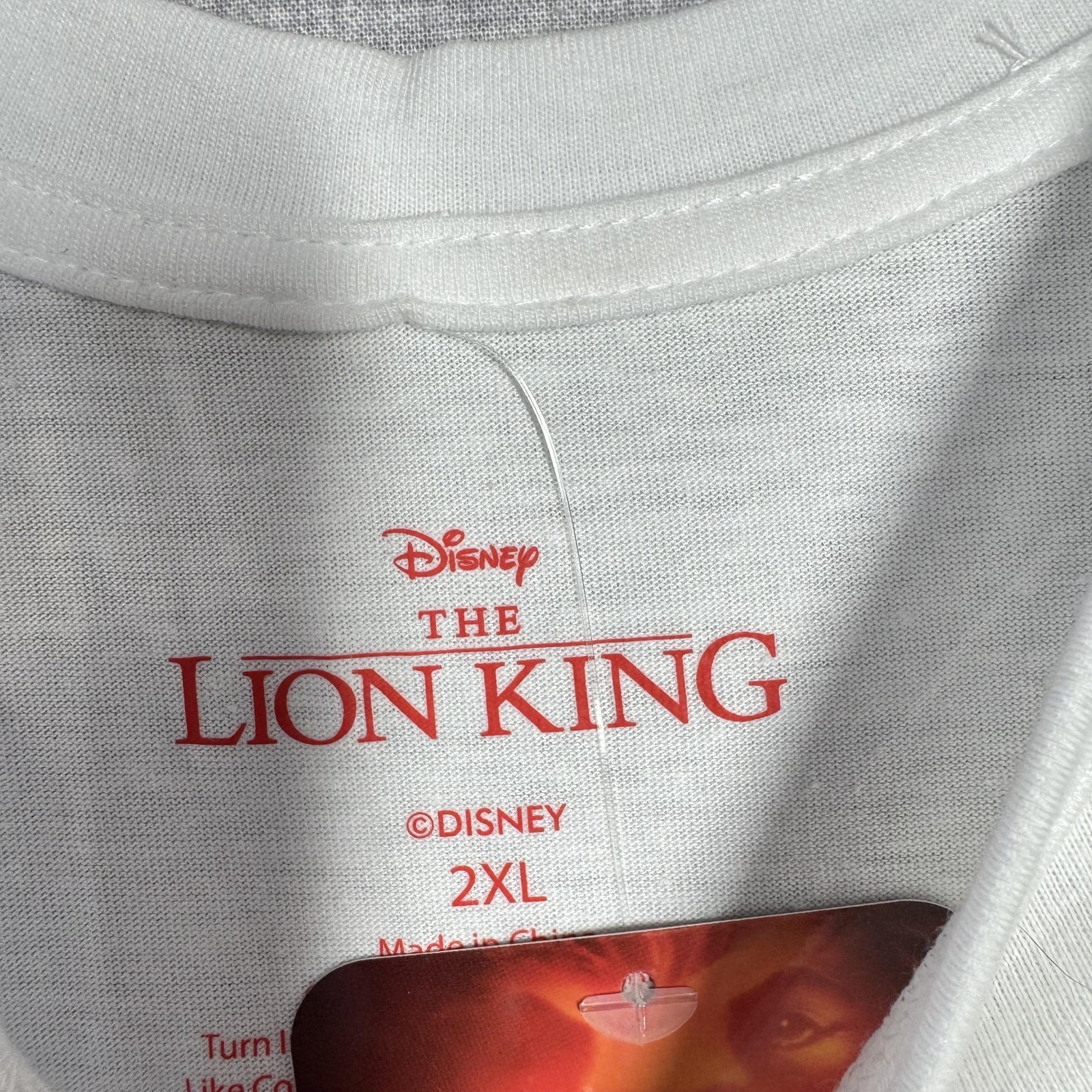 Disney The Lion King Shirt Mens 2XL White Simba Scene Collage Graphic Tee Movie gallery