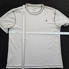 Reel Legends Reel Tec Gray Short Sleeve Performance T-Shirt Men’s L