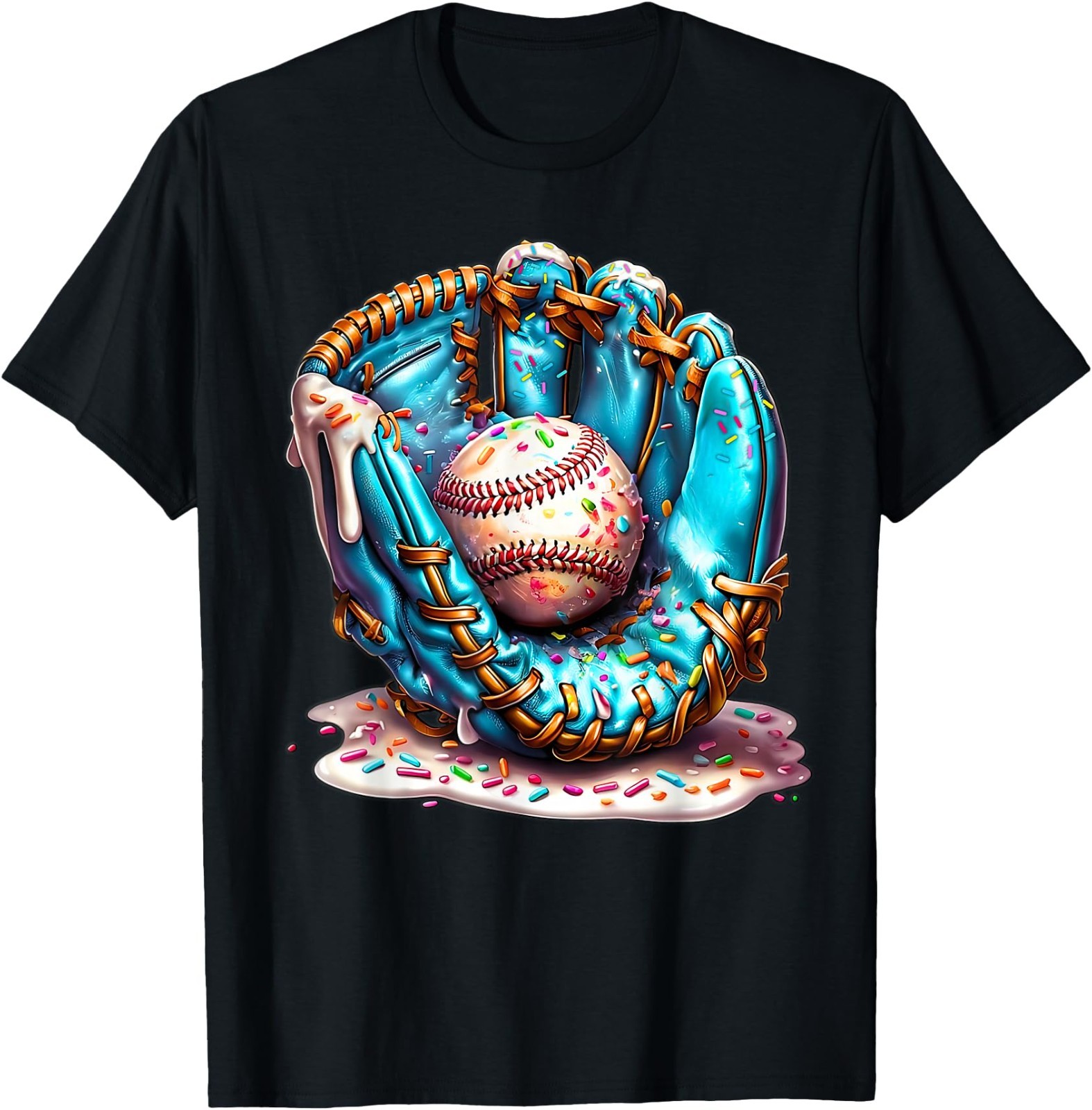 Baseball Lifestyle 101 Apparel Drip Ice Cream Adult T-Shirt,Unisex Tee gallery