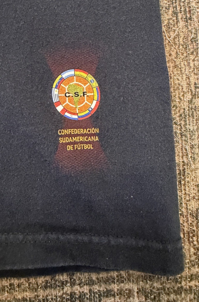 Vintage 2007 Copa America Venezuela Soccer T Shirt Graphic SZ L Nike Futbol gallery