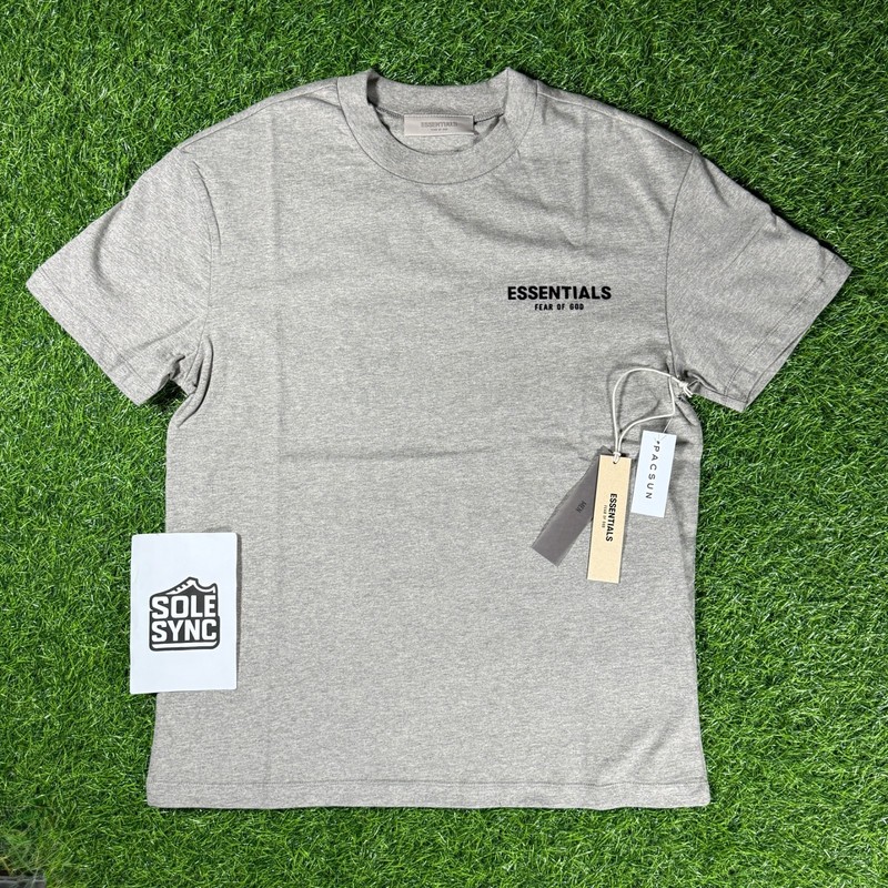 Fear of God Essentials T-Shirt SS22 Dark Oatmeal Gray – 100% Authentic (XXS-XXL)