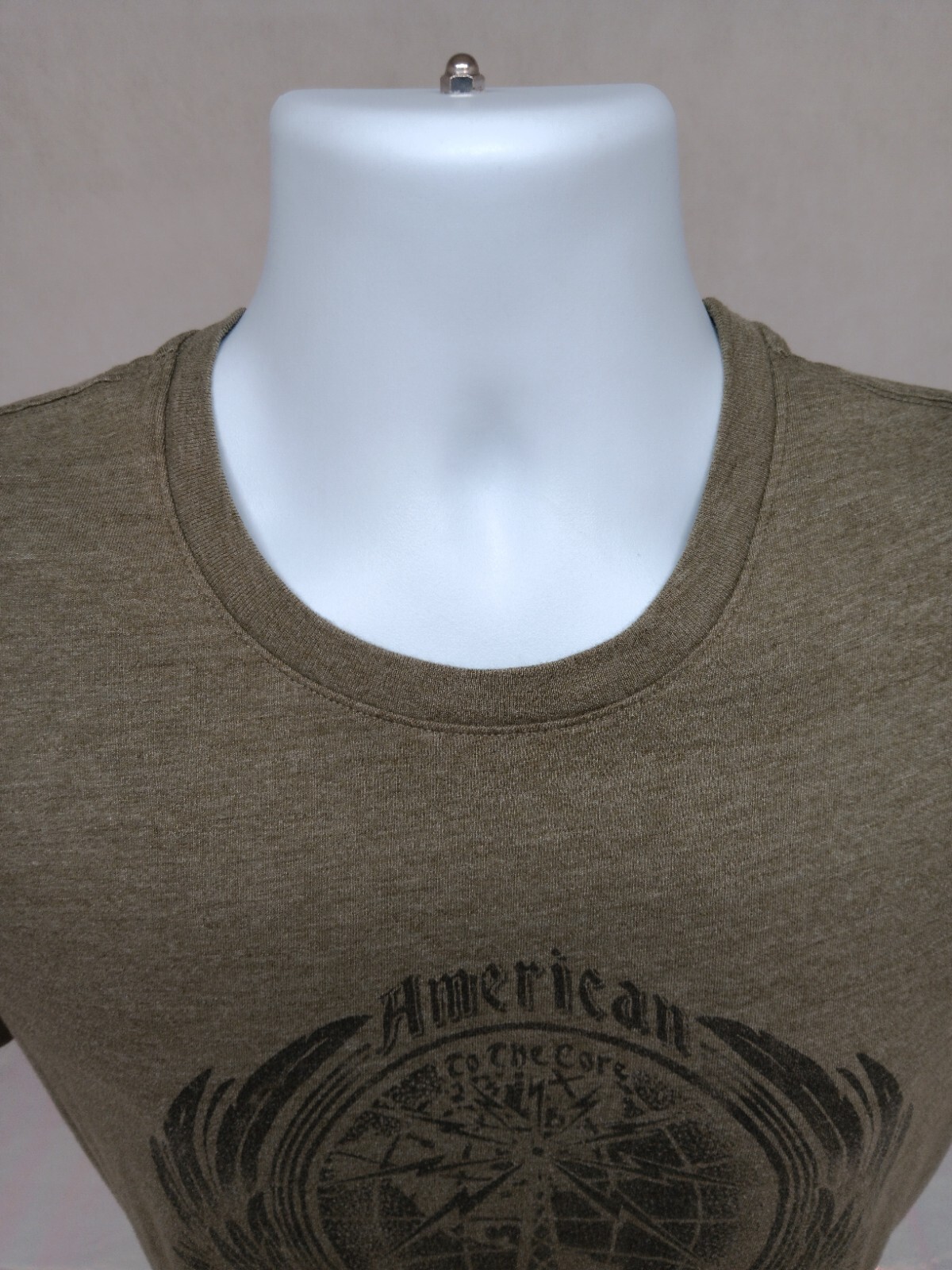 Lucky Brand Mens Large Green American To The Core Dunagrees Short Sleeve T-Shirt gallery