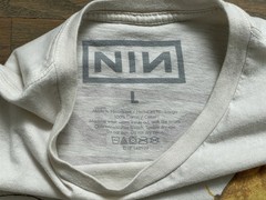 Nine Inch Nails The Downward Spiral Moth Shirt Official Reprint 2016 Large NIN