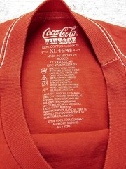 Clasic Coca Cola Tshirt Tribute Vintage style Adult XL 46/48 faded