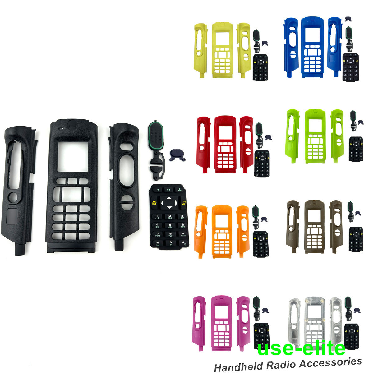 Multicolor Replacement Housing Case Cover for  APX6000 APX8000 M3 With Keypad