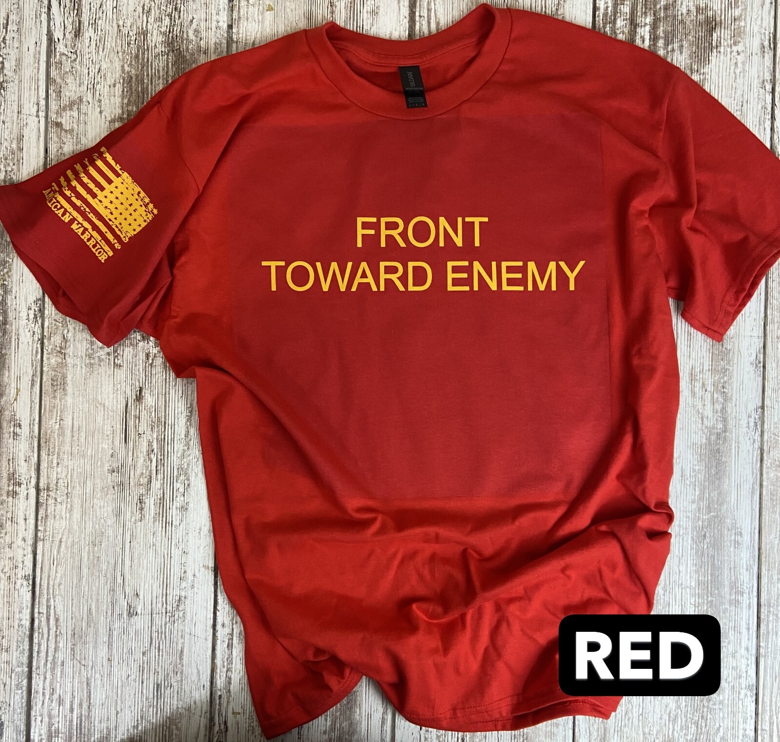 US MARINE CORPS FRONT TOWARD ENEMY Military Tshirt, gallery