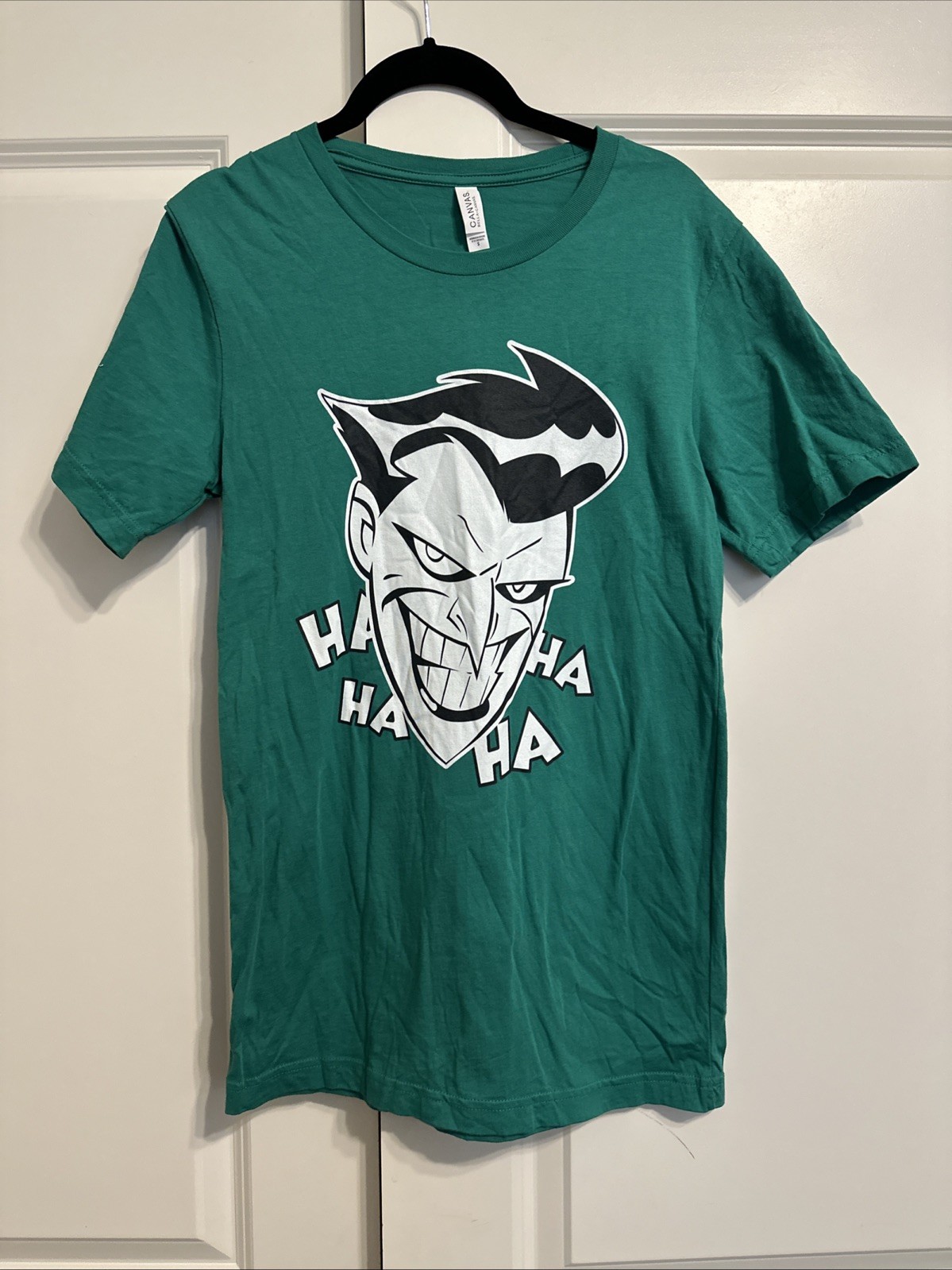 DC Comics The Joker Mens T Shirt Sz S Green Cartoon gallery