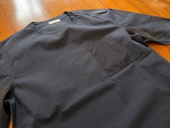 MARVY JAMOKE Zip Shoulder 3/4 Sleeve T-shirt (Size: L)