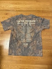 Morgan Wallen Official I’m the Problem Tour 2025 Mossy Oak T-Shirt Size Medium
