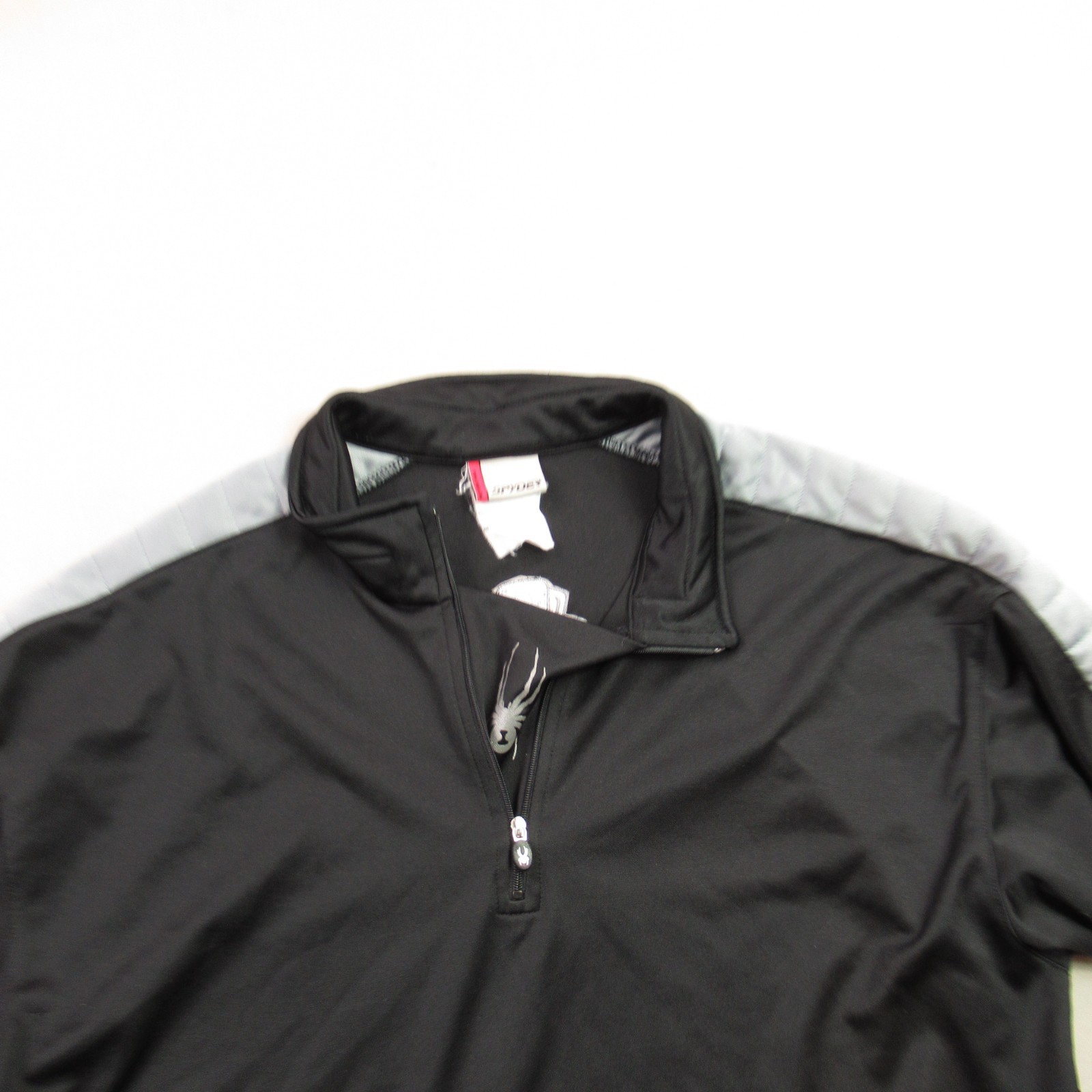 Spyder Shirt Mens Large 1/4 Zip Long Sleeve Outdoor Lightweight Black Casual gallery