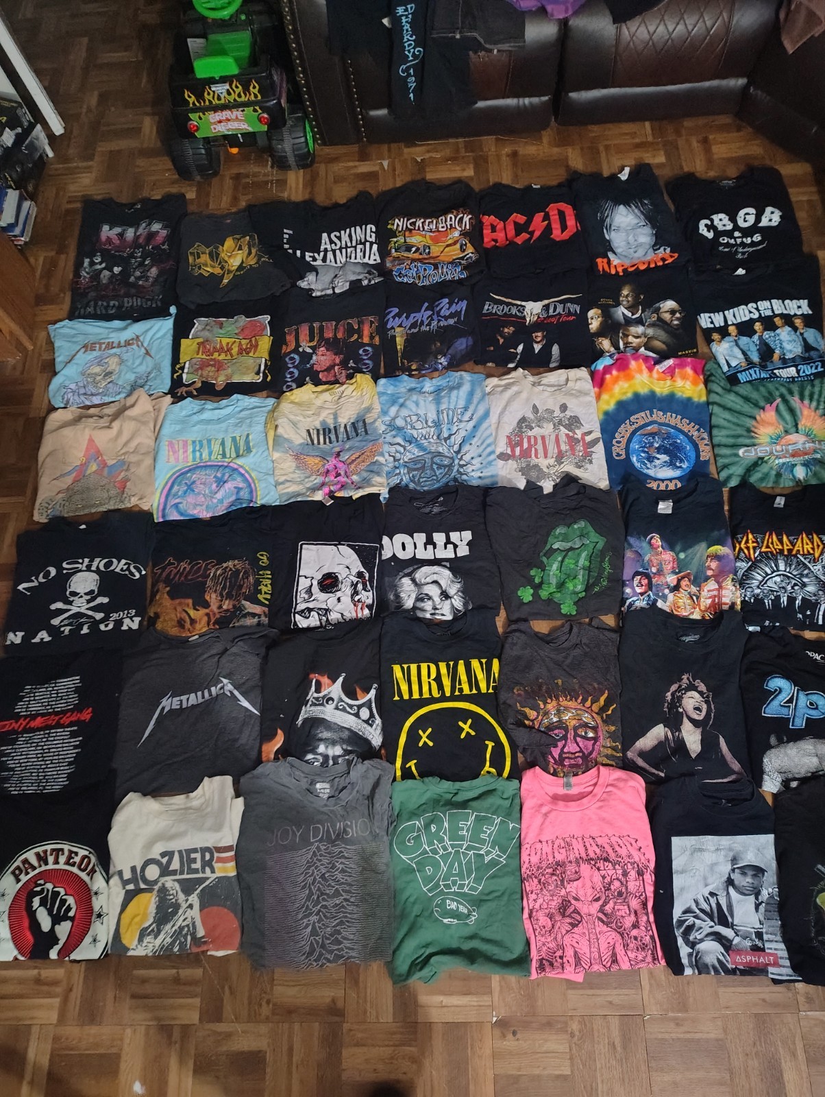 Bundle of 42 Band Tees Various Sizes Reseller Wholesale