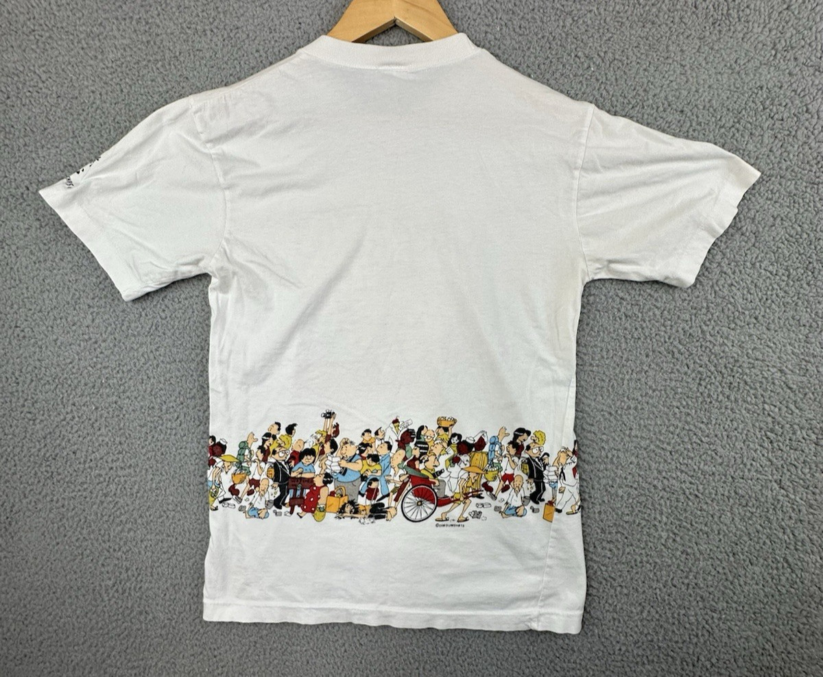 VTG 80s 90s I Survived Hong Kong Souvenir Tourist T-Shirt Medium Dim Sum Shirts gallery