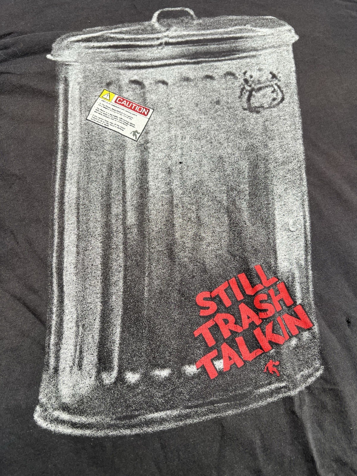 Vintage 90s AND1 Still Trash Talkin T-Shirt Mens Large Black USA Rare Basketball gallery