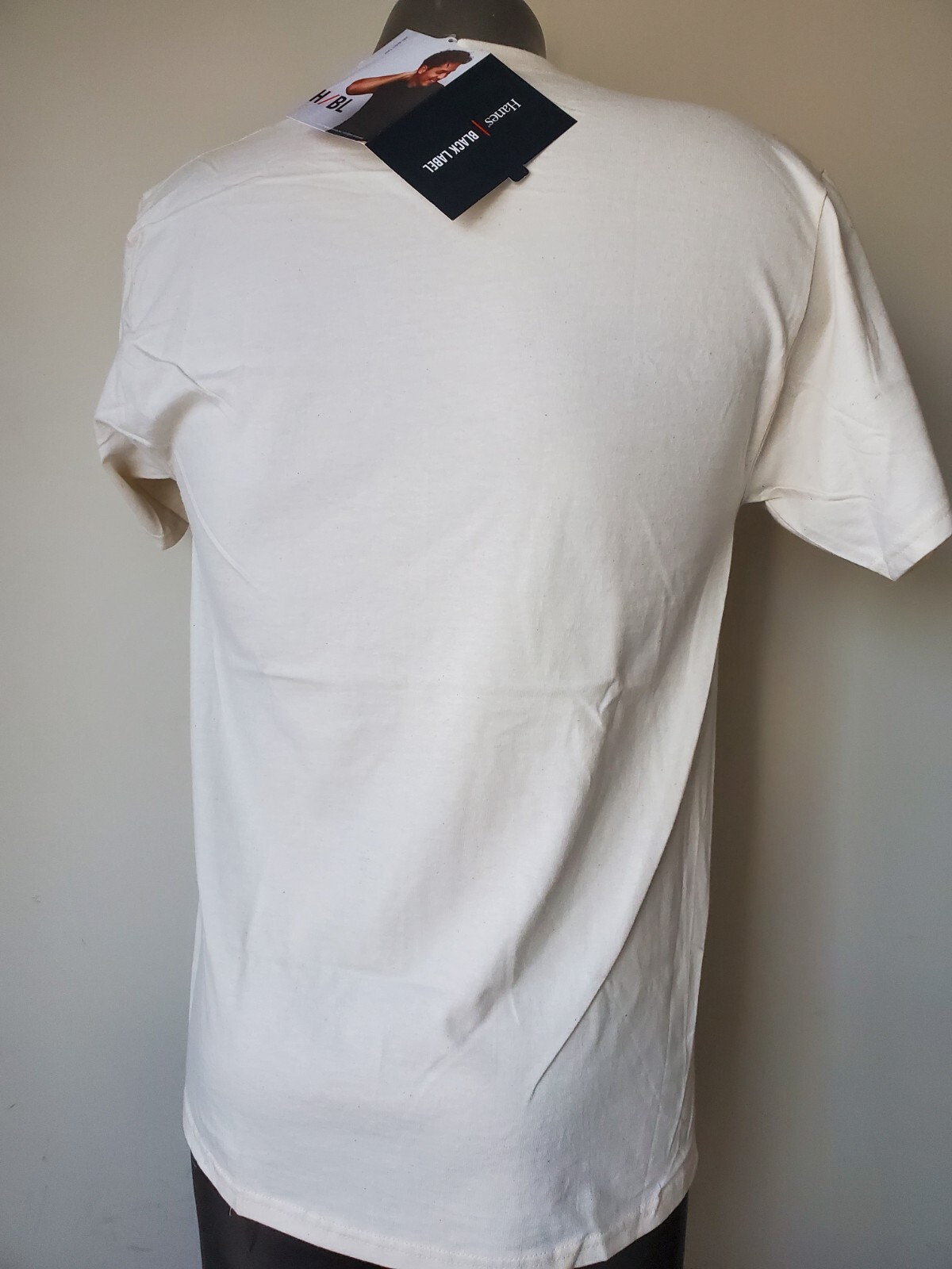 Hanes Beefy-T 5180 Men Cotton T-Shirt Natural '75 NWT gallery