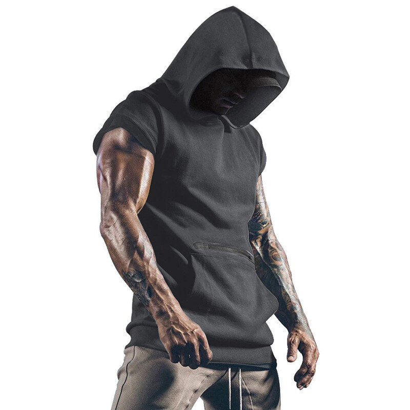 Mens Outdoor Summer Sleeveless Vest Leisure Fitness Sport Mens Vest gallery